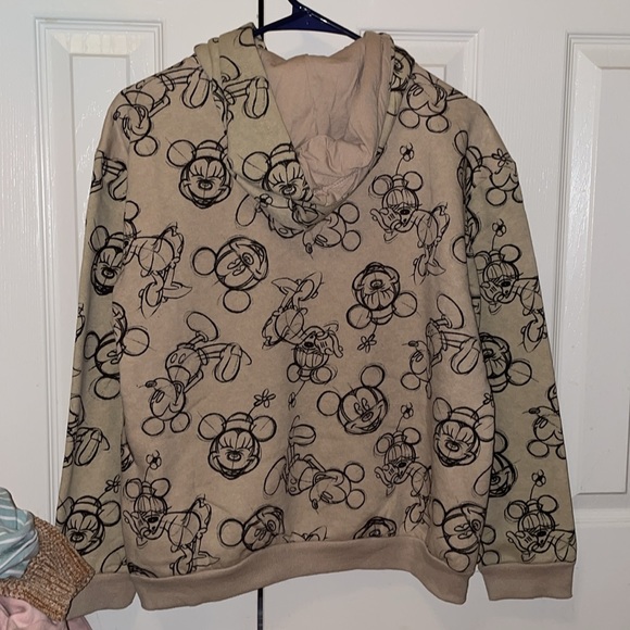 NEW Disney Mickey Mouse Zip Up Sweatshirt/Hoodie - Picture 4 of 5